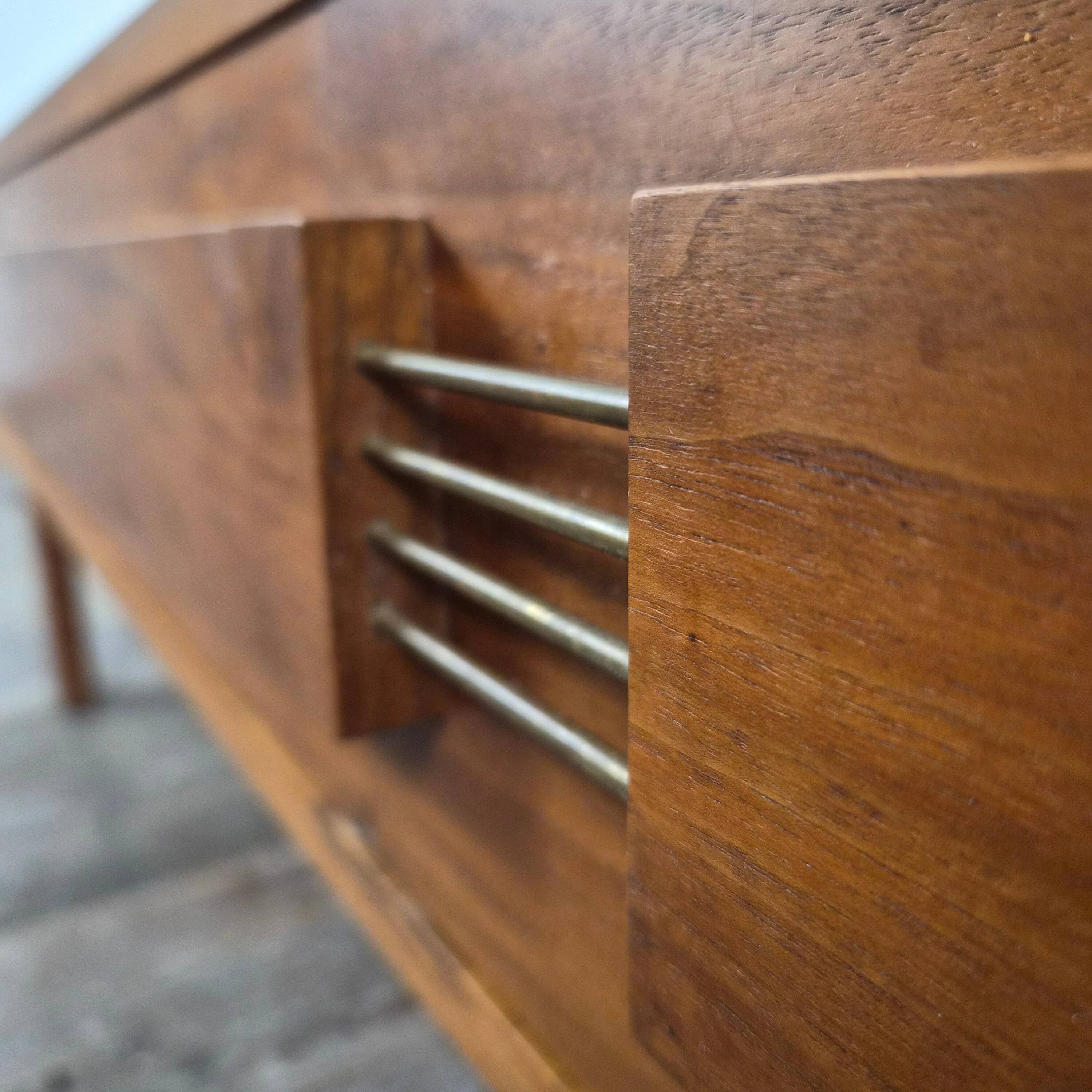 Teak coffee table with drawers, Sweden 1960