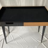 Vintage wooden table mirror circa 1960