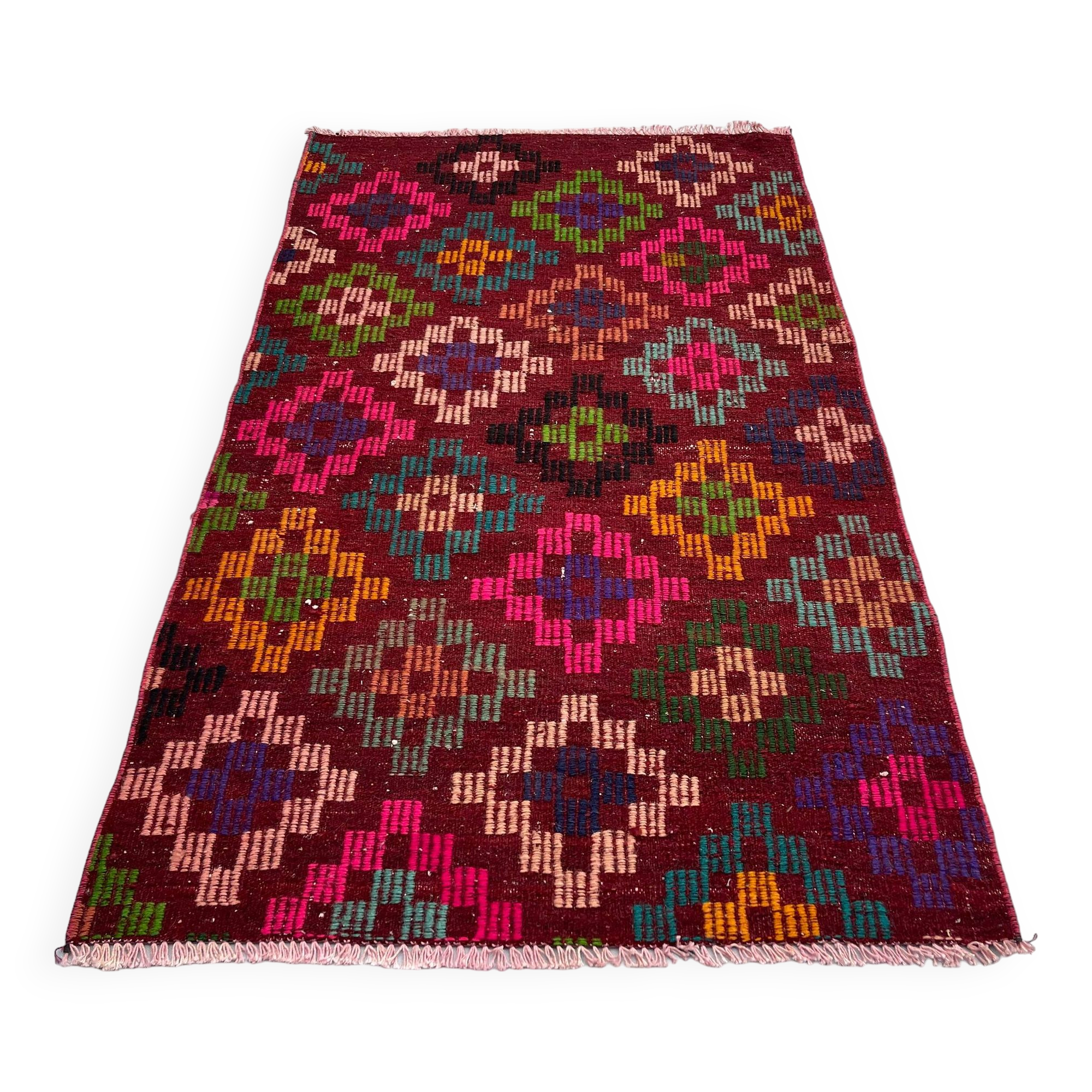 Vintage turkish kilim rug , 141 x 82 cm