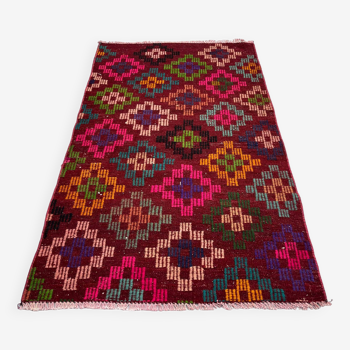 Tapis kilim turc vintage, 141 x 82 cm