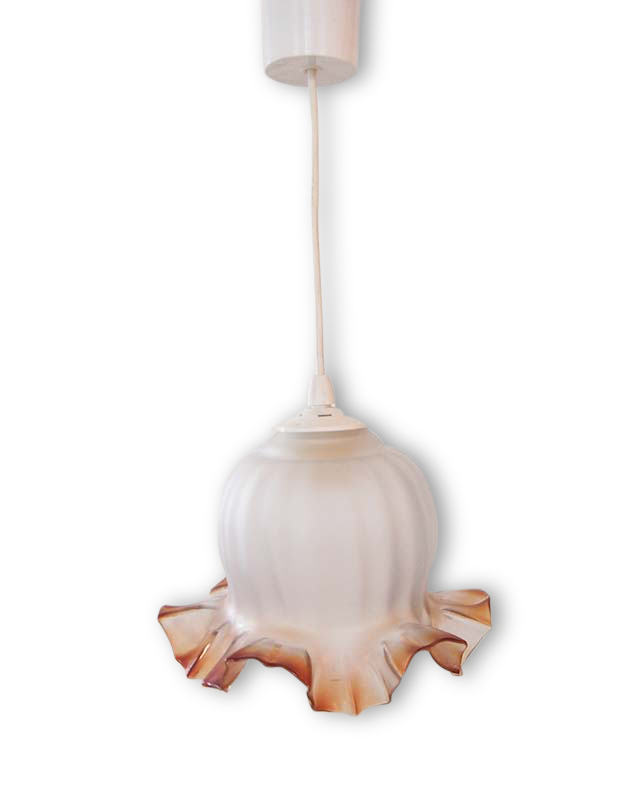 Retro glass suspension