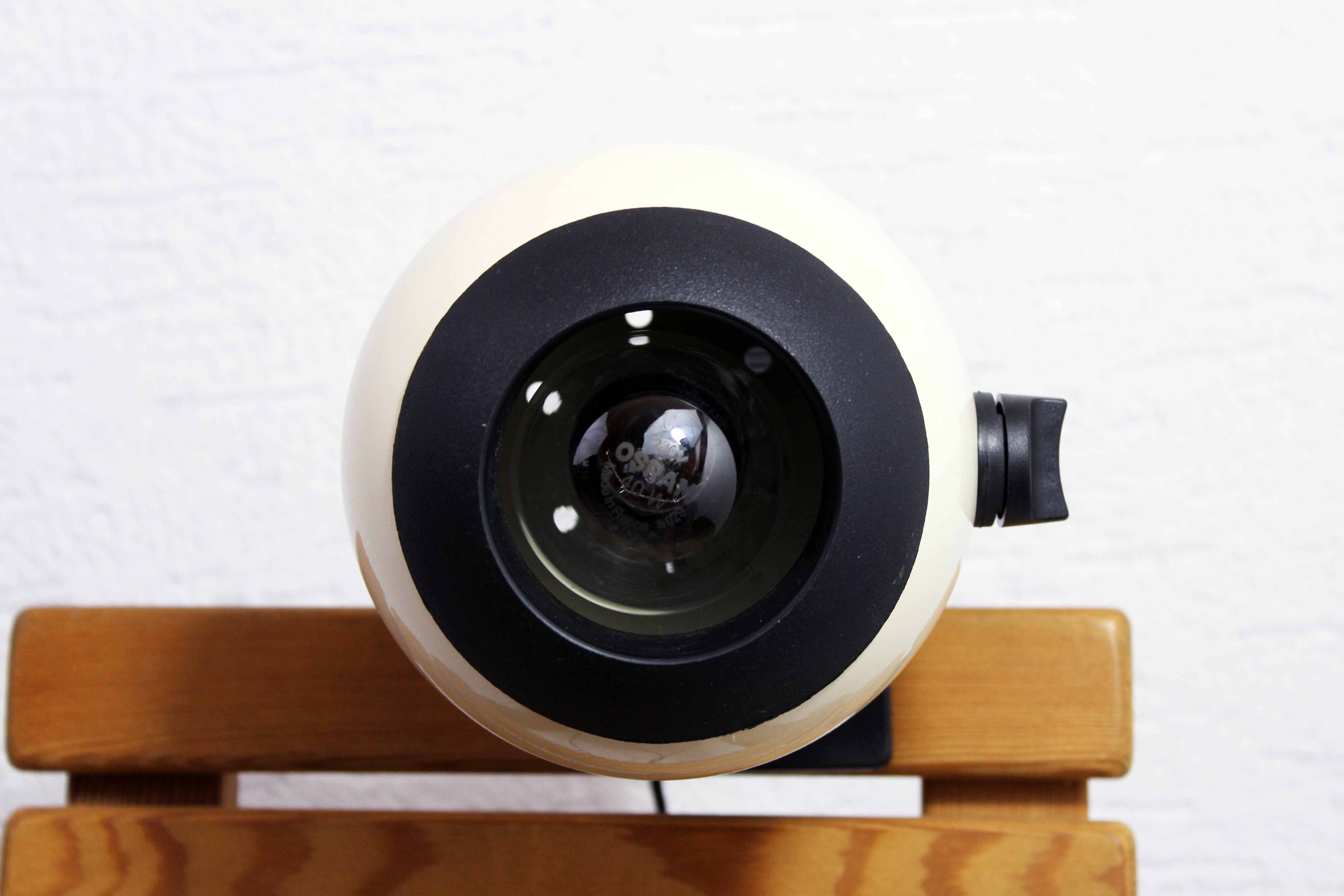 Eye ball clamp wall lamp 1970