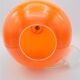 Suspension en verre orange