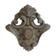 Carved wood pediment - cherry tree