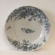 10 assiettes plates en terre de fer, Badonviller TF ( Théophile Fenel ) "Roses"- XIXème siècle