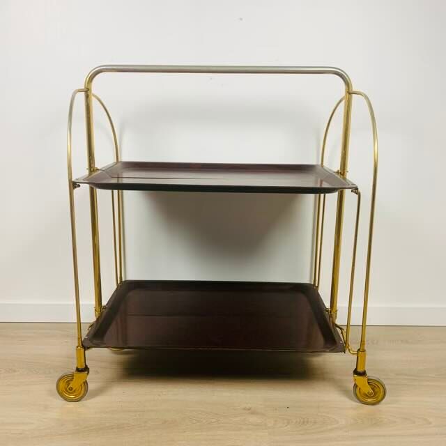 Gerlinol folding bar trolley from the 60s