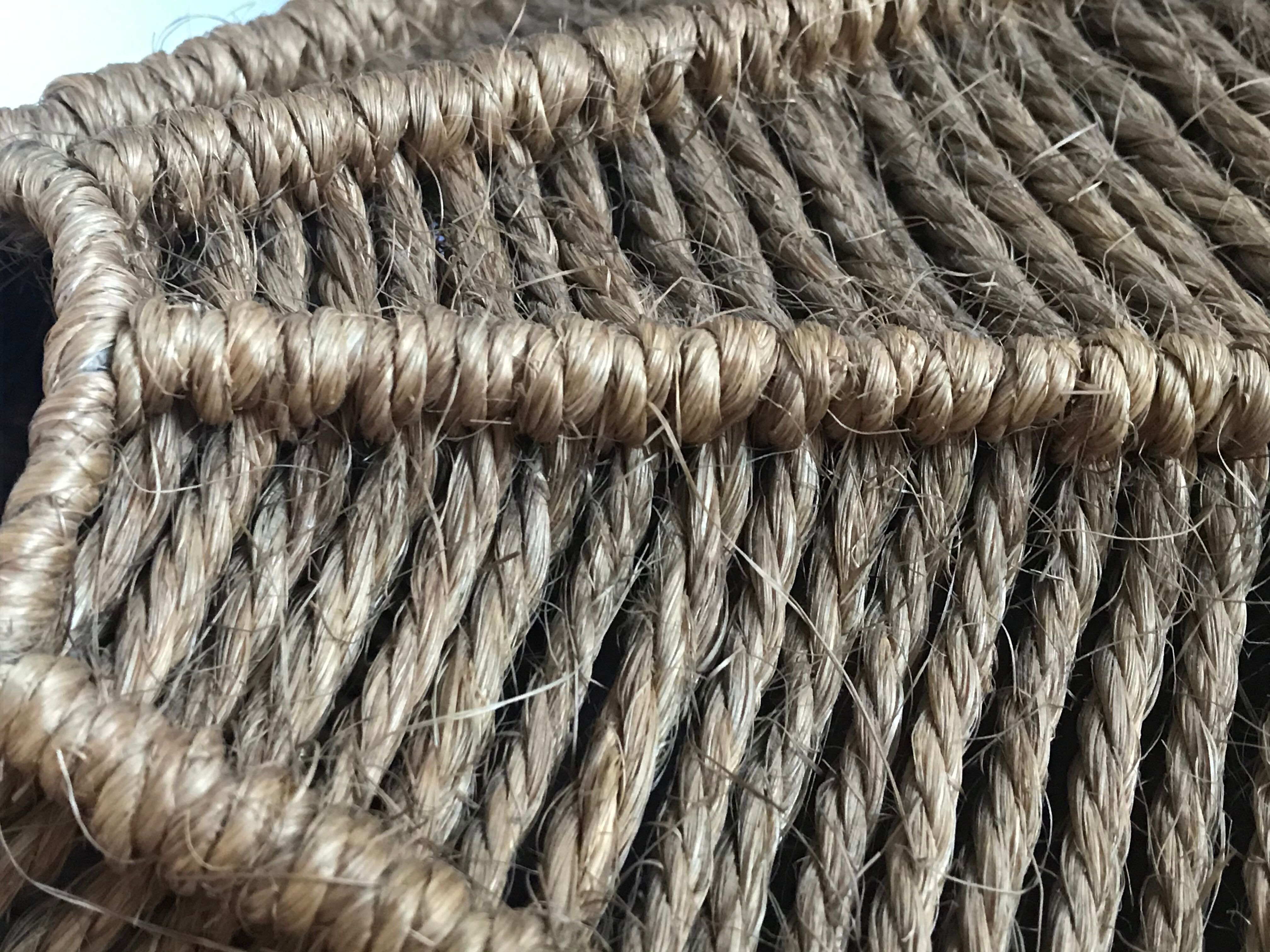 Vintage rope pendant lamp