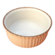 1930s Round soufflé dish N°2 White ceramic