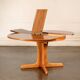 Table ronde extensible piètement étoile
