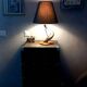 Brutalist Ram's Horn Living Room Lamp 1970