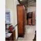 Antique Art Nouveau wardrobe, linen. - fire-gilded bronze