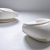 Paire de fauteuils de salon de Mario Sabot en fibre de verre  - 1969