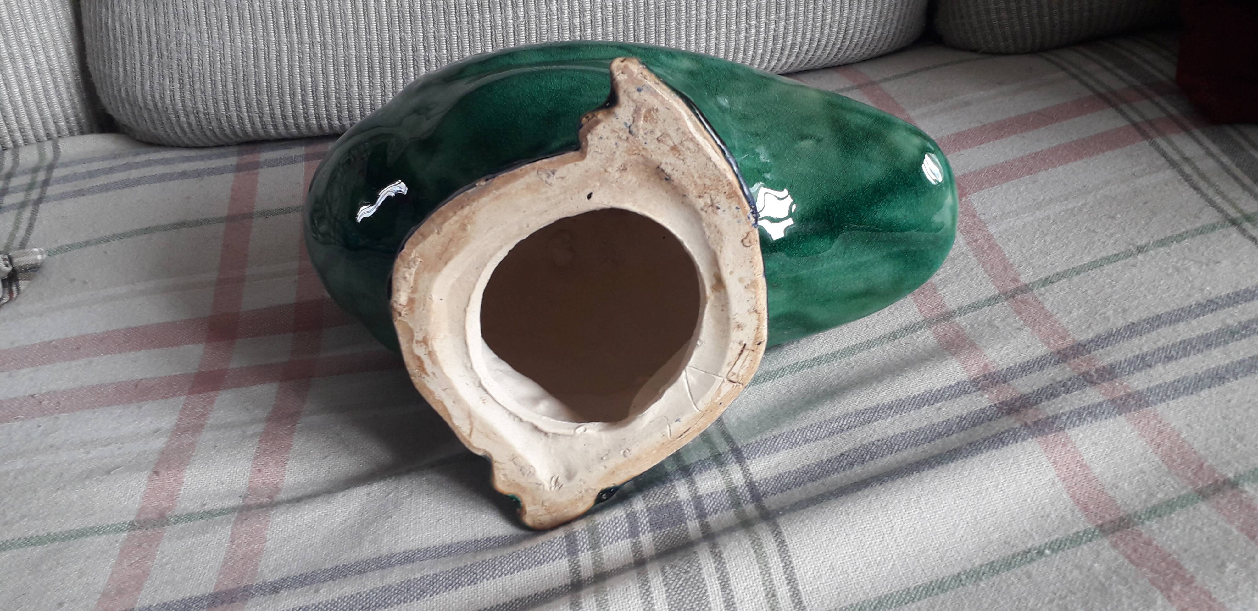 Large vintage ceramic duck