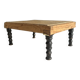 Napoleon III footrest in blackened wood, 19th century