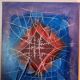Original Abstract Table - "Admiral" by Christian Guillot 61x50cm