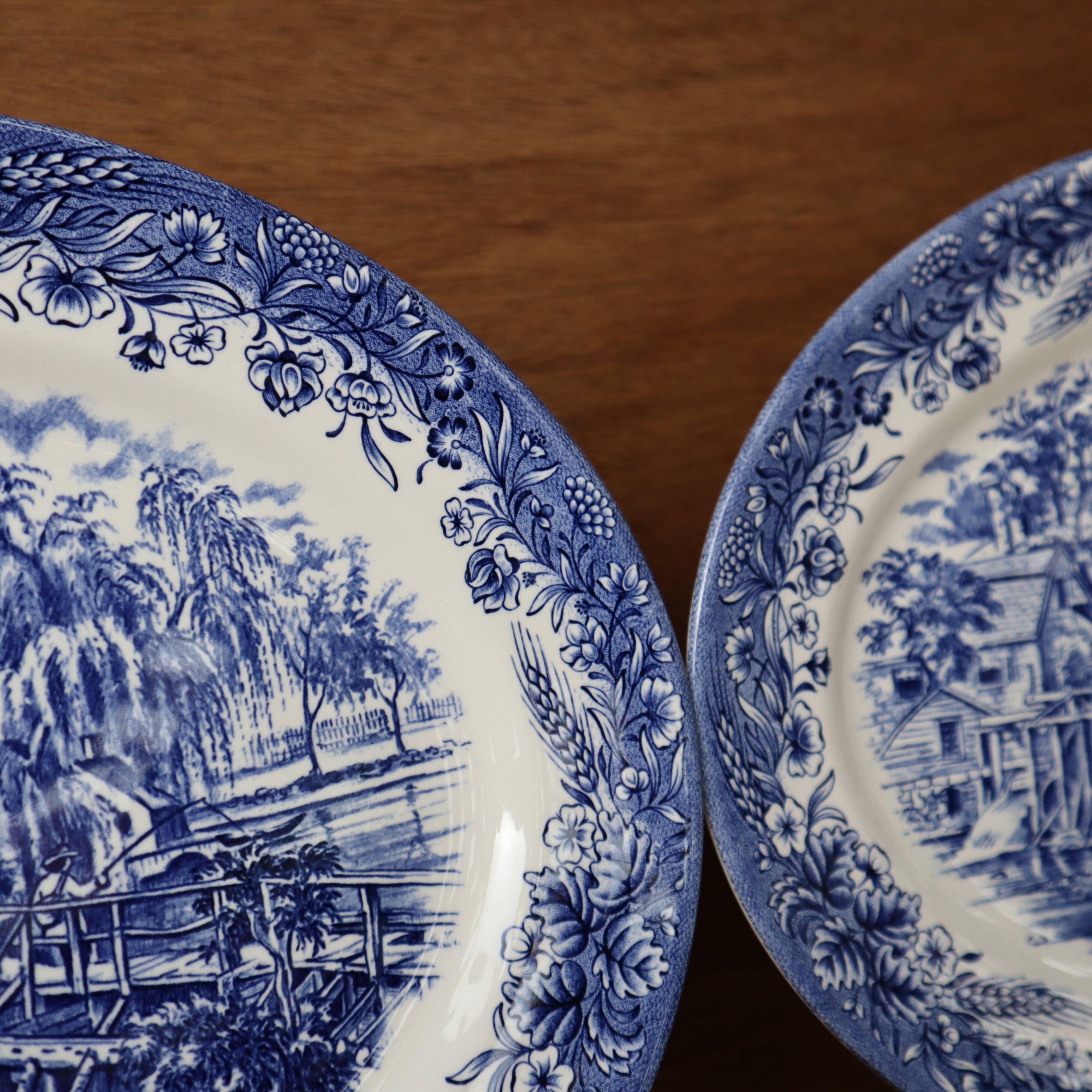 2 Churchill English Oval Serving Dishes