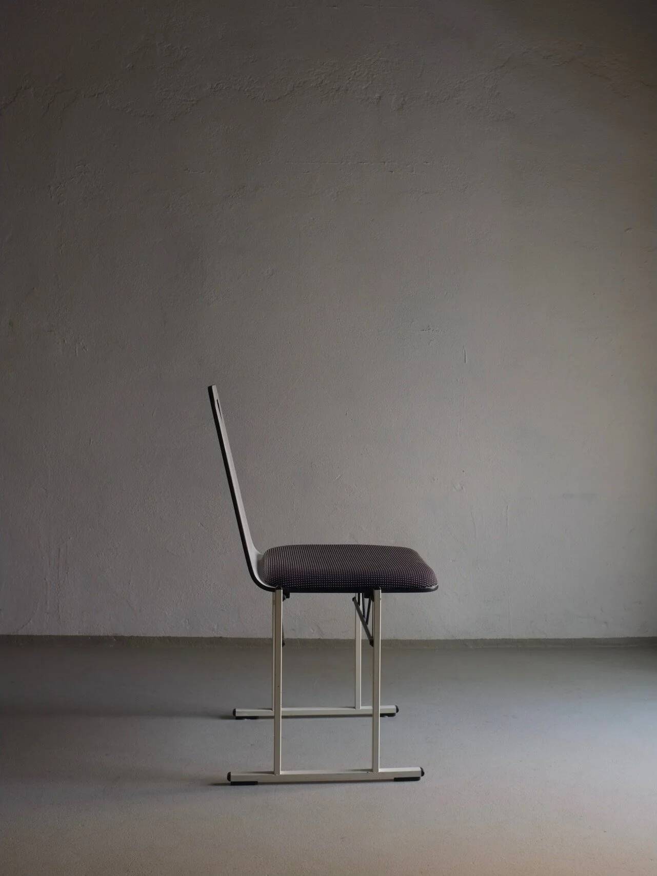 4 chaises en métal blanc par Yrjö Kukkapuro pour Avarte, Finlande, années 1980