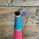 Bouteille scoubidou vintage