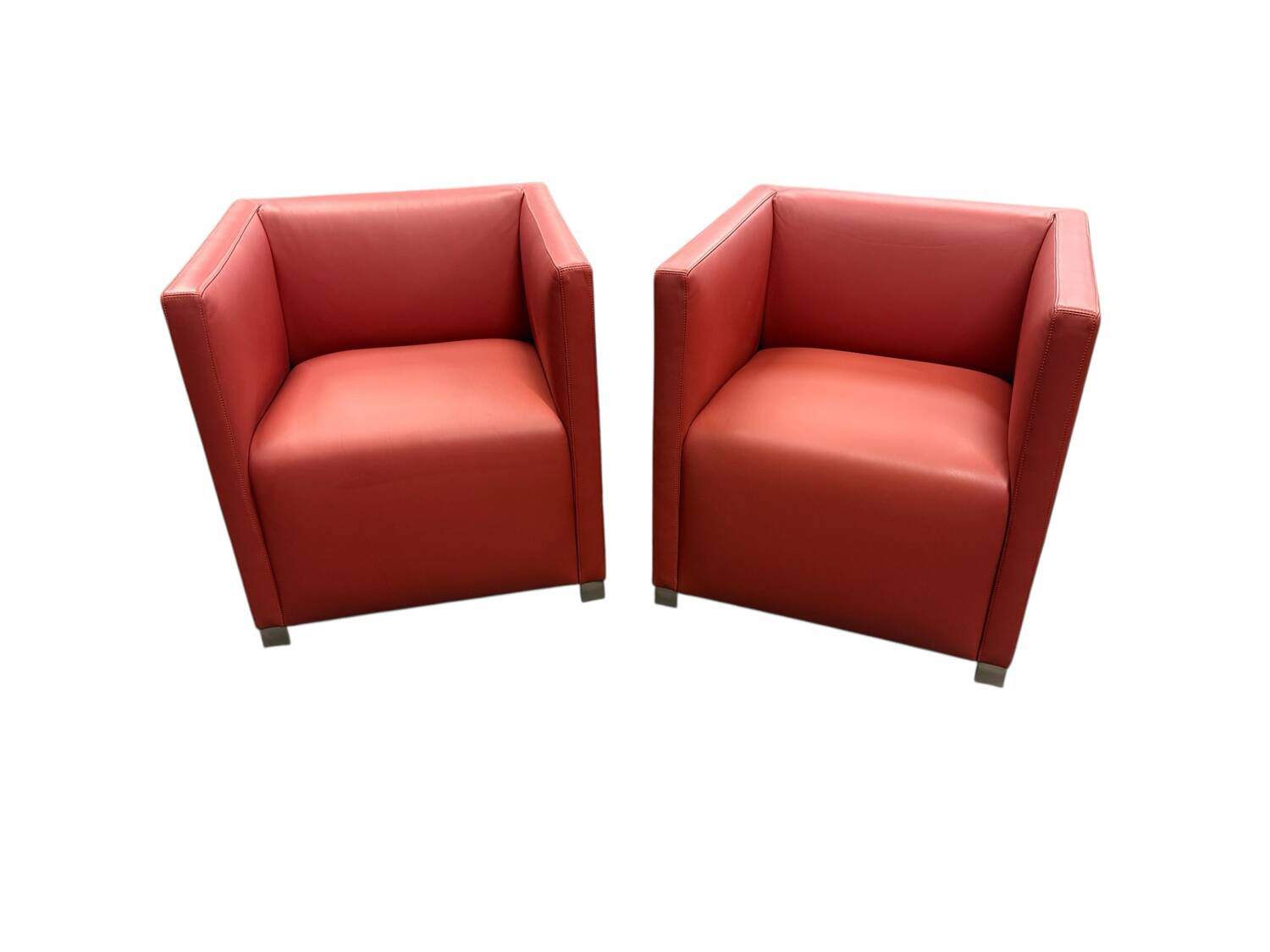 Chaises cubiques de Paolo Piva pour Wittmann, années 1980, lot de 2