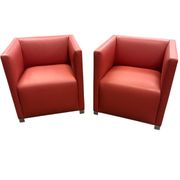Chaises cubiques de Paolo Piva pour Wittmann, années 1980, lot de 2