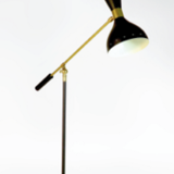 Lamp moonlight balance black