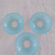 Chrome and blue seventies candlestick