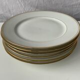 White plates filet gold Selency x Croisé Laroche