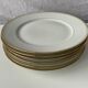White plates filet gold Selency x Croisé Laroche