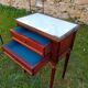 Pair of Louis XVI bedside tables.