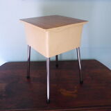Vintage stool with storage box -1960s