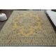1970s Turkish Hand-Knotted Wool Cotton Orange Area Rug 293x381