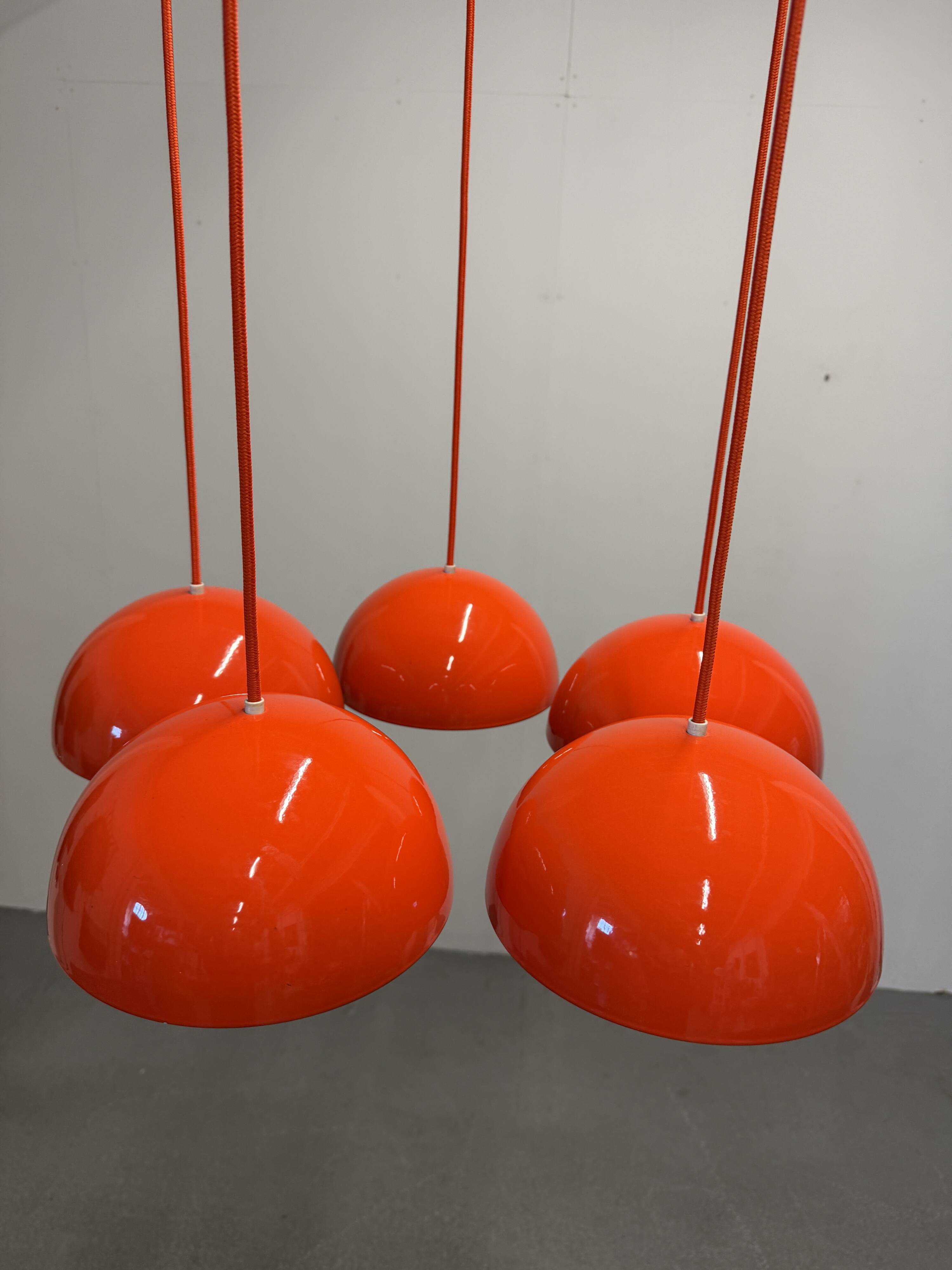 Verner Panton chandelier Flowerpot lamp