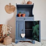 Parisian buffet in blue wood
