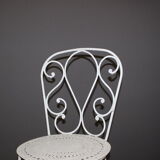 Salon de jardin en fer vers 1900