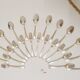 24 silver metal cutlery Christofle Art Deco