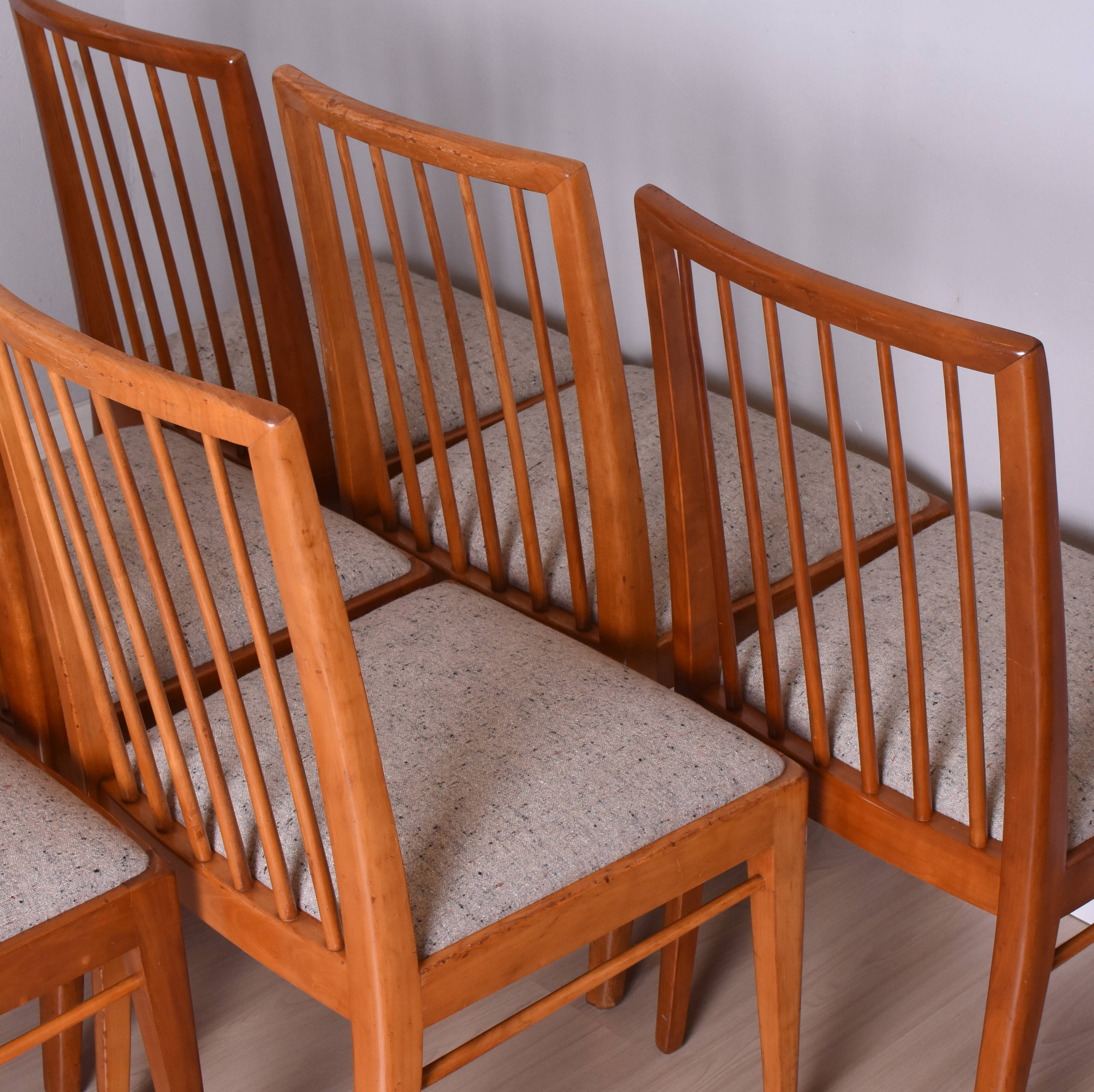 Set of six chairs, germany, 1960s