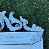 Large murano venice fireplace mirror 1930