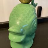 Vintage ceramic fish lamp 70s