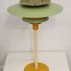 Lampe de bureau danoise verte et jaune par Lyskaer - Modèle 2252