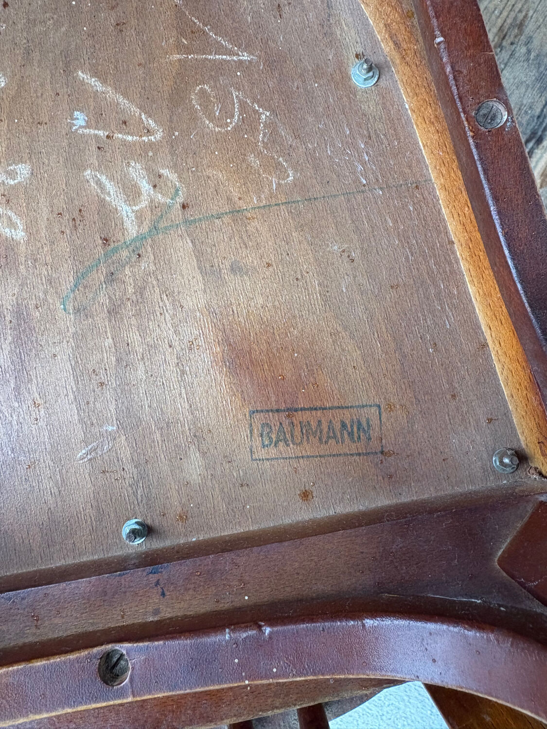 Set of 6 Baumann 153 bistro chairs