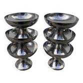 6 coupes en inox italiennes