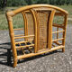 Bamboo rattan magazine holder