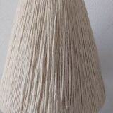 Terracotta lamp lampshade white jute
