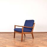 Danish Teak Senator Lounge Chair by Ole Wanscher for Cado, 1960s.