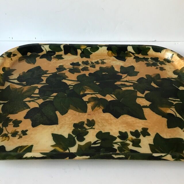 1960 fiber ivy leaves tray