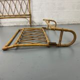 Rattan headboard and footboards