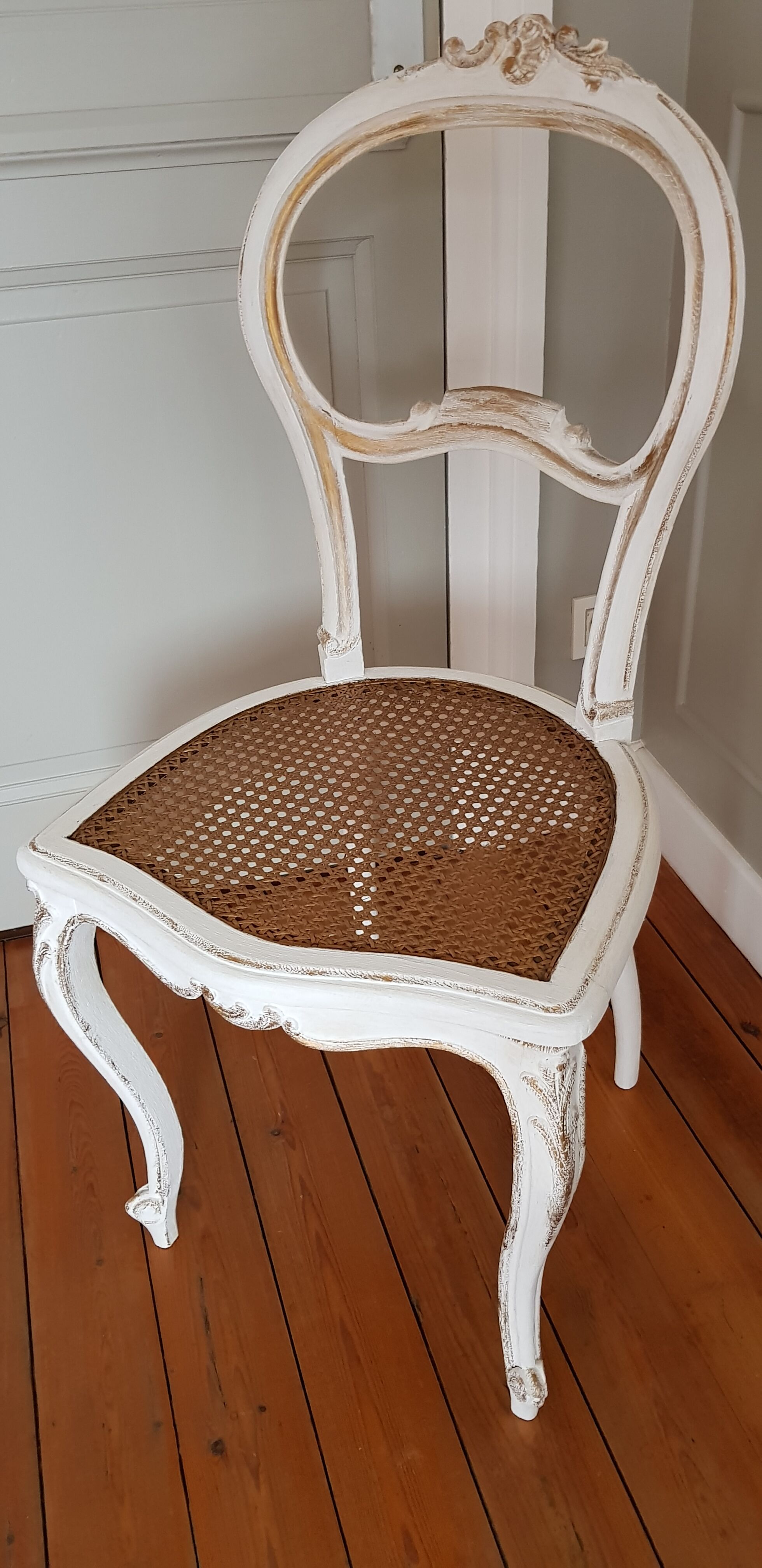 Louis XV style canne chair