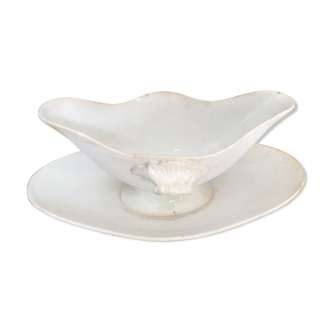 Antique Gien sauceboat