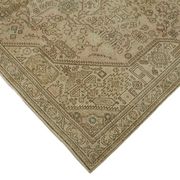 Hand-Knotted Persian One of a Kind 1970s 190 cm x 289 cm Beige Wool Carpet