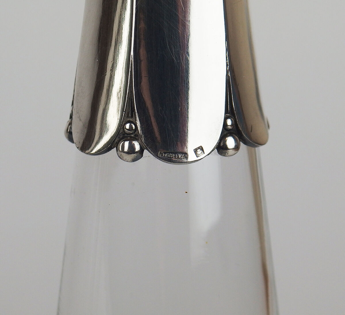 Pair of Art Deco decanters Gallia Cristofle